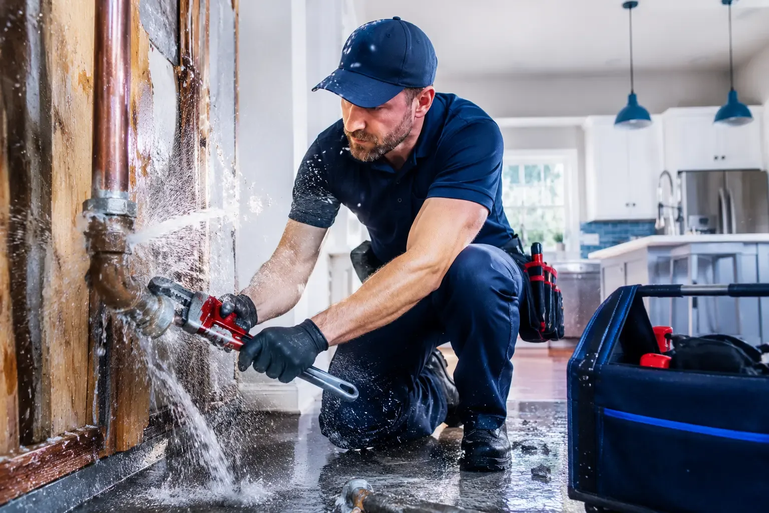 Local emergency pipe repair professionals in Simpson, KS